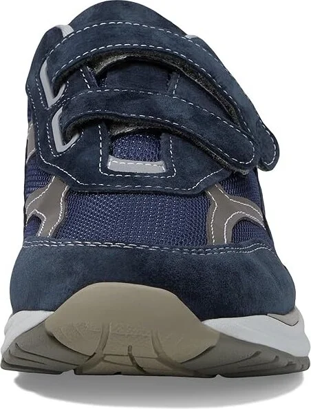 SAS JV Mesh Adjustable Comfort Walking Sneaker Men's Shoes Blue : 8.5 S - Slim (B), Suede - Image 6