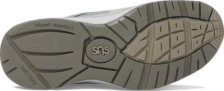 SAS JV Mesh Adjustable Comfort Walking Sneaker Men's Shoes Gray : 10 N - Narrow (C), Suede - Image 4