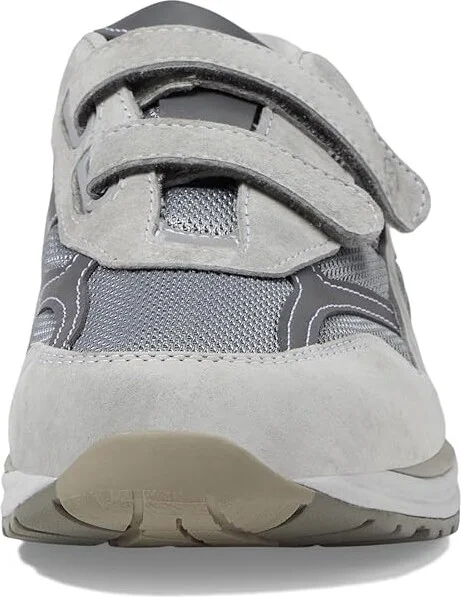 SAS JV Mesh Adjustable Comfort Walking Sneaker Men's Shoes Gray : 10 N - Narrow (C), Suede - Image 6