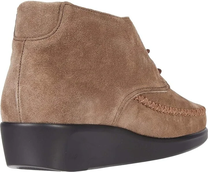 SAS Kich Women's Shoes Almond : 6 M - Medium (B), Suede - Image 4