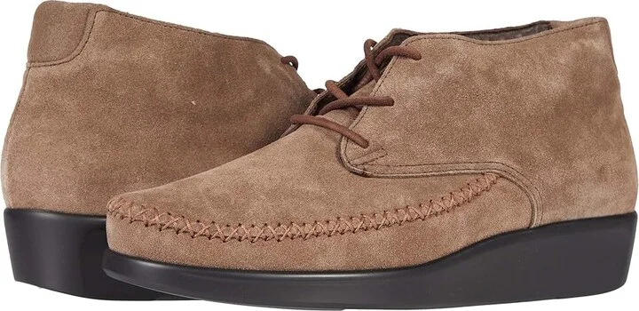 SAS Kich Women's Shoes Almond : 6 M - Medium (B), Suede