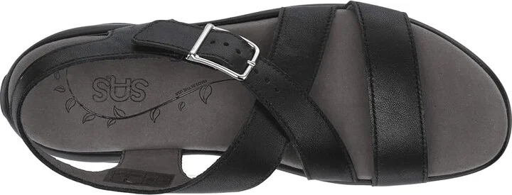 SAS Laguna Women's Sandals Black : 11.5 M - Medium (B), Leather - Image 3