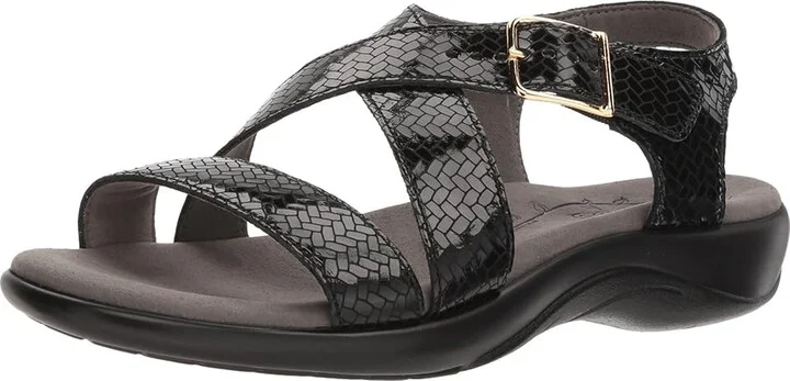 SAS Laguna Women's Sandals Weave Nero : 6.5 S - Slim (AAA), Leather - Image 2