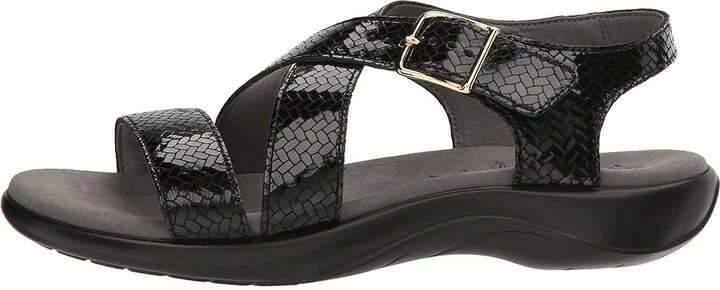 SAS Laguna Women's Sandals Weave Nero : 6.5 S - Slim (AAA), Leather - Image 7