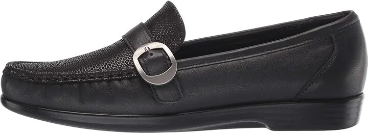 SAS Lara Comfort Loafer Women's Shoes Black Marsh : 8 N - Narrow (AA), Suede - Image 7