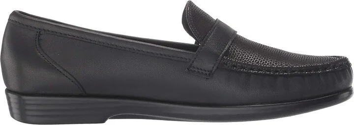 SAS Lara Comfort Loafer Women's Shoes Black Marsh : 8 N - Narrow (AA), Suede - Image 8