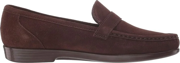 SAS Lara Comfort Loafer Women's Shoes Brown Suede : 7.5 N - Narrow (AA) - Image 8