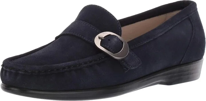 SAS Lara Comfort Loafer Women's Shoes Navy Suede : 5.5 M - Medium (B) - Image 2