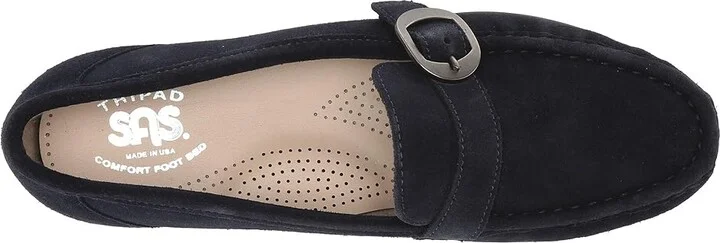SAS Lara Comfort Loafer Women's Shoes Navy Suede : 5.5 M - Medium (B) - Image 3