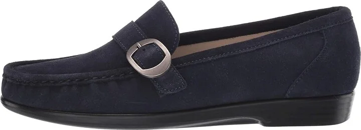 SAS Lara Comfort Loafer Women's Shoes Navy Suede : 5.5 M - Medium (B) - Image 7