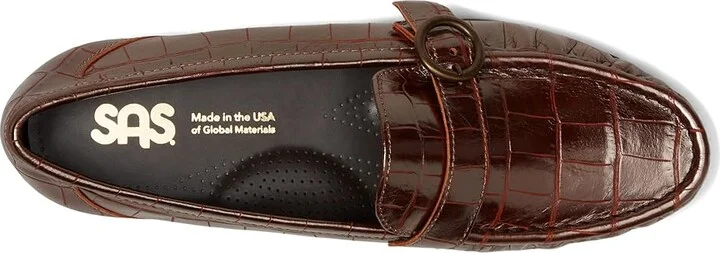 SAS Lara Comfort Loafer Women's Shoes Terracotta : 7 WW - Double Wide (D), Suede - Image 2