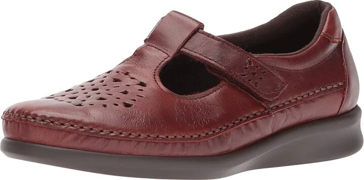 SAS Loafers Women's Shoes Walnut : 7 N - Narrow (AA), Leather - Image 2