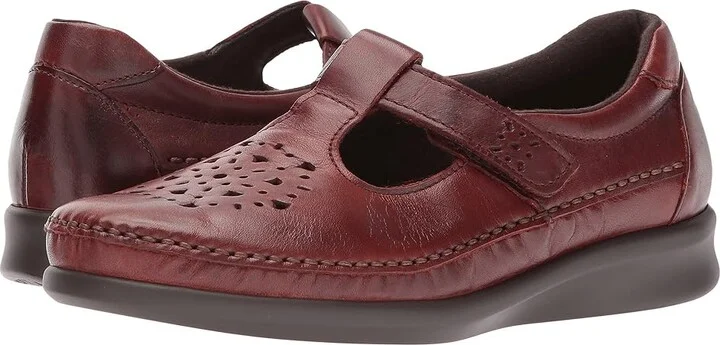 SAS Loafers Women's Shoes Walnut : 7 N - Narrow (AA), Leather
