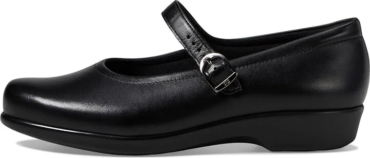 SAS Maria Comfort Mary Jane Women's Shoes Black : 6 S - Slim (AAA), Leather - Image 7