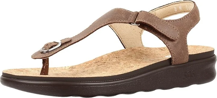 SAS Marina Women's Shoes Brown : 5 M - Medium (B), Leather - Image 2