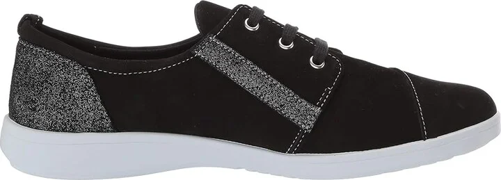 SAS Marnie Comfort Lace Up Sneaker Women's Lace up casual Shoes Black/Sparkle : 5 M - Medium (B), Leather - Image 8