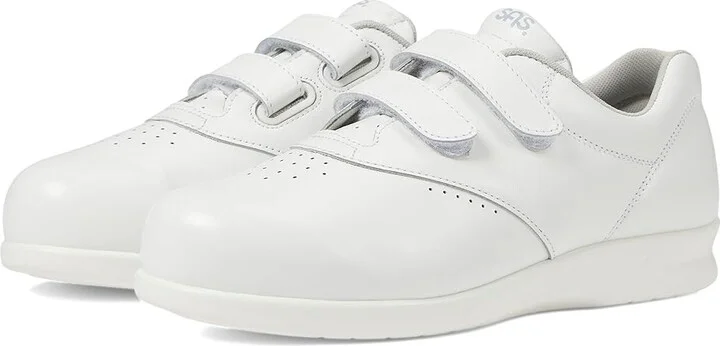 SAS Me Too Adjustable Comfort Shoe Women's Shoes White : 6 N - Narrow (AA), Leather