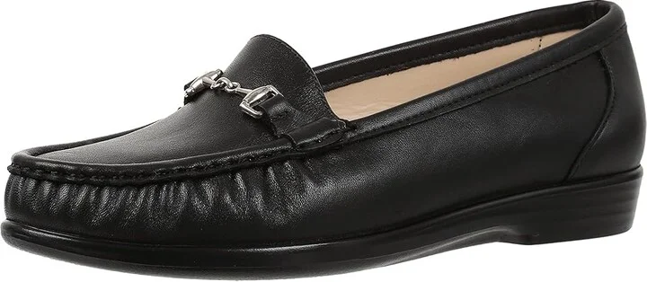 SAS Metro Comfort Bit Loafer Women's Shoes Black : 6 S - Slim (AAA), Leather - Image 2