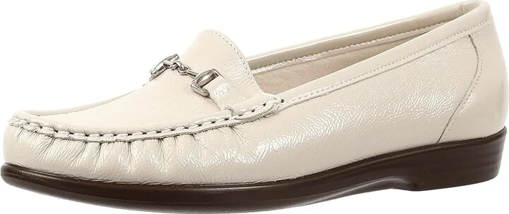 SAS Metro Comfort Bit Loafer Women's Shoes Bone Patent : 9.5 S - Slim (AAA) - Image 2