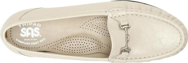 SAS Metro Comfort Bit Loafer Women's Shoes Bone Patent : 9.5 S - Slim (AAA) - Image 3