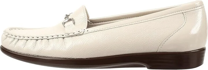 SAS Metro Comfort Bit Loafer Women's Shoes Bone Patent : 9.5 S - Slim (AAA) - Image 7