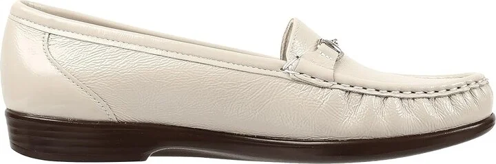 SAS Metro Comfort Bit Loafer Women's Shoes Bone Patent : 9.5 S - Slim (AAA) - Image 8