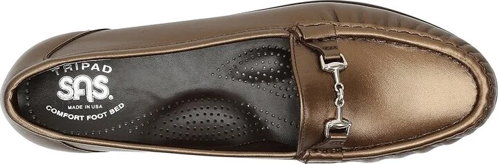 SAS Metro Comfort Bit Loafer Women's Shoes Bronze : 9.5 W - Wide (C) - Image 3