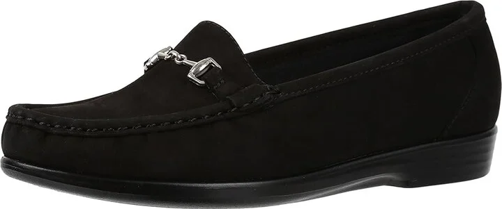 SAS Metro Comfort Bit Loafer Women's Shoes Charcoal Nubuck : 7 N - Narrow (AA) - Image 2