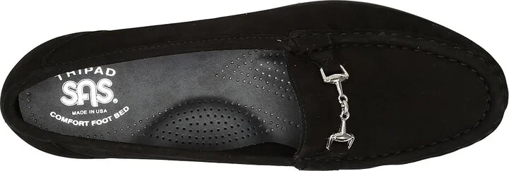 SAS Metro Comfort Bit Loafer Women's Shoes Charcoal Nubuck : 7 N - Narrow (AA) - Image 3