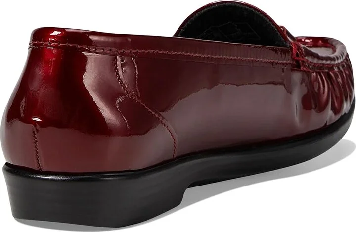 SAS Metro Comfort Bit Loafer Women's Shoes Garnet : 6 WW - Double Wide (D), Leather - Image 4