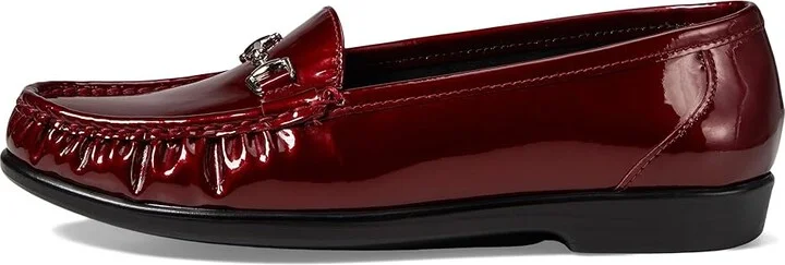 SAS Metro Comfort Bit Loafer Women's Shoes Garnet : 6 WW - Double Wide (D), Leather - Image 6