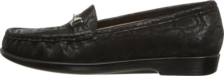 SAS Metro Comfort Bit Loafer Women's Shoes Nero Snake : 10.5 N - Narrow (AA), Leather - Image 7