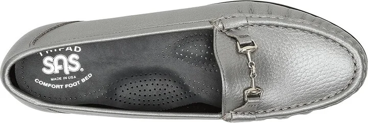 SAS Metro Comfort Bit Loafer Women's Shoes Pewter : 9.5 N - Narrow (AA) - Image 3