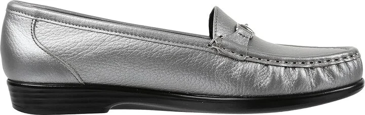 SAS Metro Comfort Bit Loafer Women's Shoes Pewter : 9.5 N - Narrow (AA) - Image 8