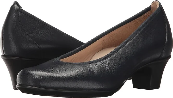 SAS Milano Comfort Pumps Women's Shoes Navy : 7 (N) Narrow, Leather
