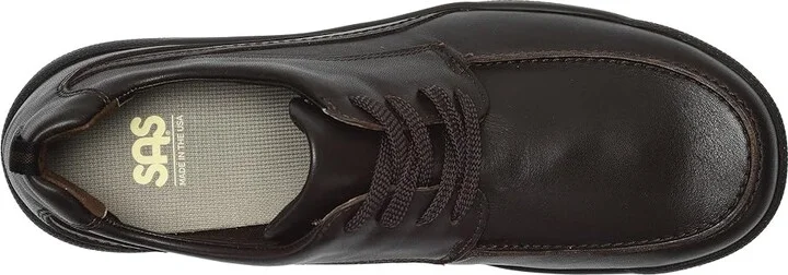 SAS Move On Lace Up Comfort Shoe Men's Shoes Chocolate : 14.5 M - Medium (D), Leather - Image 3