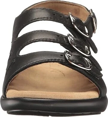 SAS Mystic Adjustable Comfort Sandal Women's Shoes Black : 6 S - Slim (AAA), Leather - Image 6