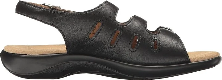 SAS Mystic Adjustable Comfort Sandal Women's Shoes Black : 6 S - Slim (AAA), Leather - Image 8