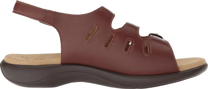 SAS Mystic Adjustable Comfort Sandal Women's Shoes Henna : 11.5 S - Slim (AAA), Leather - Image 8