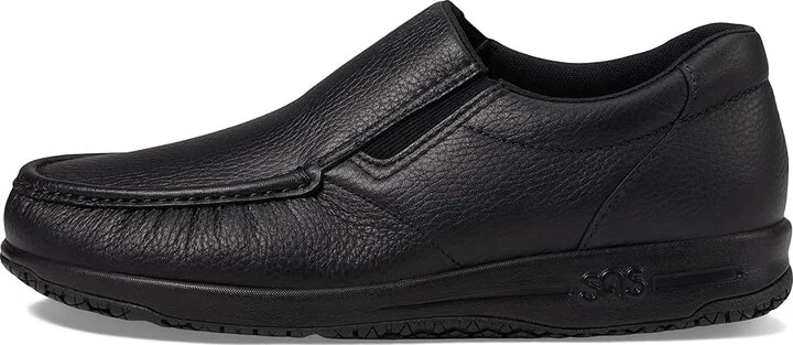 SAS Navigator Slip-Resistant Comfort Loafer Men's Shoes Black : 10 N - Narrow (C), Leather - Image 7