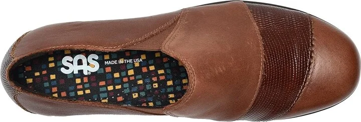 SAS Nora Women's Slip on Shoes Auburn/Lizard : 7 S - Slim (AAA), Leather - Image 3