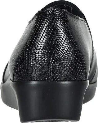 SAS Nora Women's Slip on Shoes Black/Lizard : 7 S - Slim (AAA), Leather - Image 5