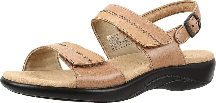 SAS Nudu Adjustable Comfort Sandal Women's Shoes Dawn : 7 N - Narrow (AA), Leather - Image 2