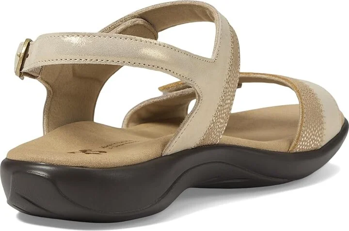 SAS Nudu Adjustable Comfort Sandal Women's Shoes Golden : 7 S - Slim (AAA), Leather - Image 5