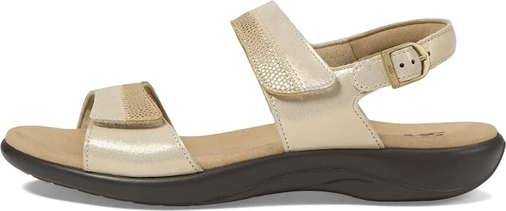 SAS Nudu Adjustable Comfort Sandal Women's Shoes Golden : 7 S - Slim (AAA), Leather - Image 7