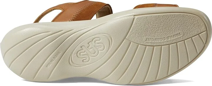 SAS Nudu Adjustable Comfort Sandal Women's Shoes Hazel : 7 N - Narrow (AA), Leather - Image 3