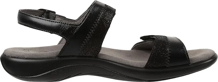 SAS Nudu Adjustable Comfort Sandal Women's Shoes Midnight : 7 N - Narrow (AA), Leather - Image 8