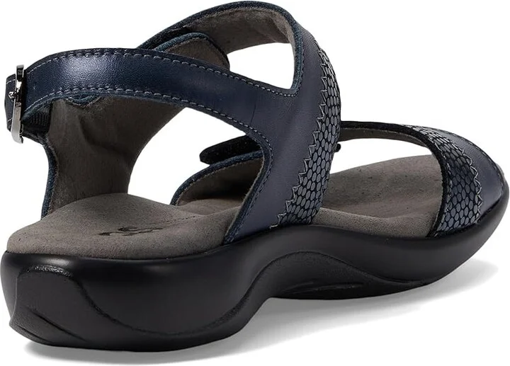 SAS Nudu Adjustable Comfort Sandal Women's Shoes Navy : 7 N - Narrow (AA), Leather - Image 5