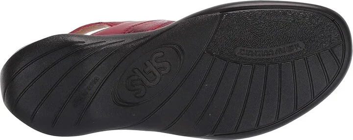 SAS Nudu Adjustable Comfort Sandal Women's Shoes Ruby/Cabernet : 7 N - Narrow (AA), Leather - Image 4