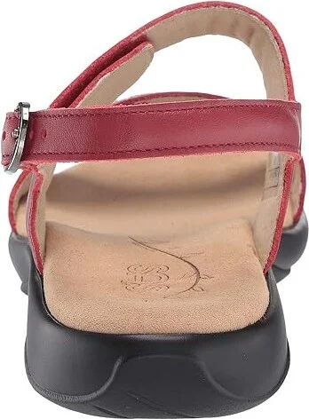SAS Nudu Adjustable Comfort Sandal Women's Shoes Ruby/Cabernet : 7 N - Narrow (AA), Leather - Image 5